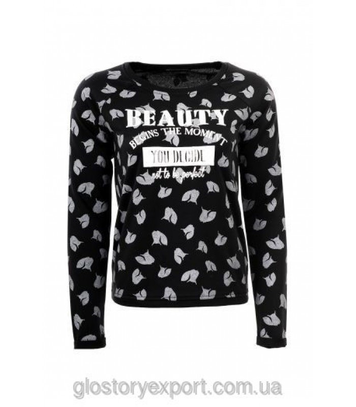 Пуловер  Glo-story Beauty black